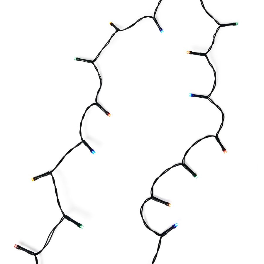 Mirabella Christmas Solar Powered LED 200 Icicle Lights Multicolour
