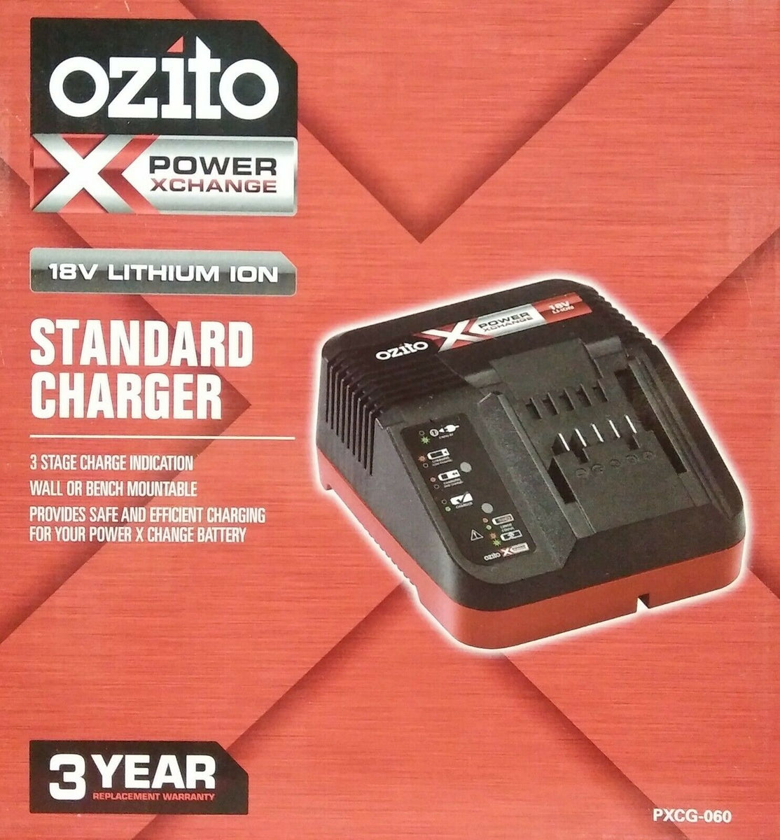 Ozito power x online change 18v