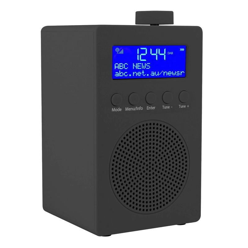 XCD DAB+ FM Portable Radio Black TheITmart