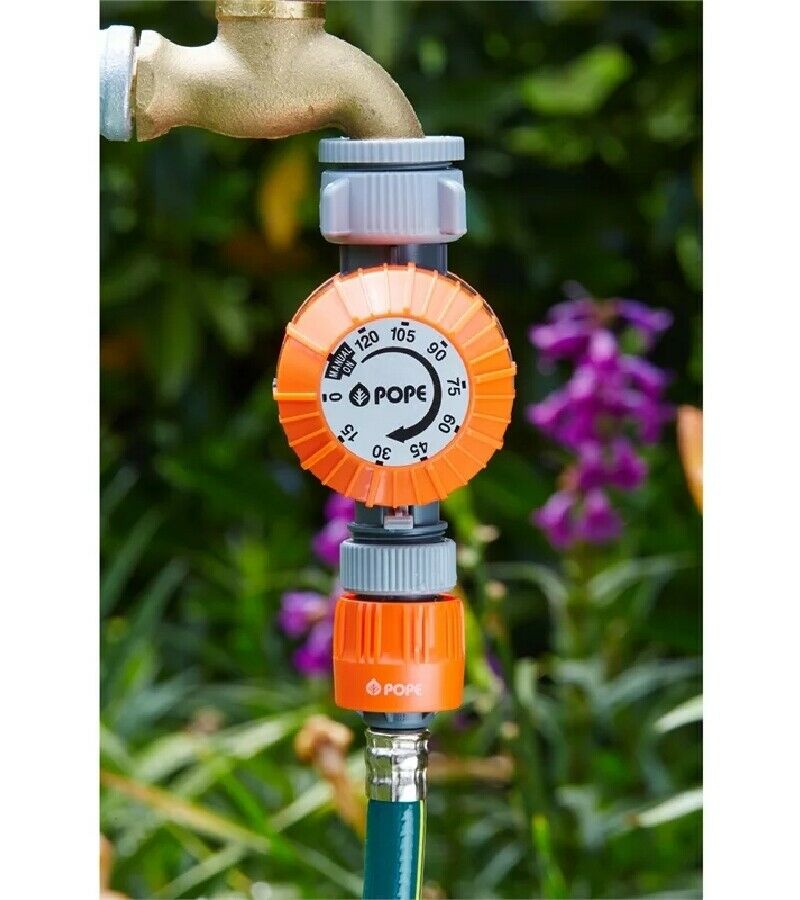 2x Pope 2 Hour Tap Timer Up to 2h watering time in 5 minute increments TheITmart