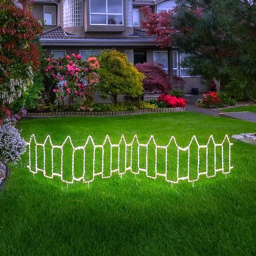 Lytworx 504 LED Warm White Rope Fence Stake Light/3.6m lit length TheITmart