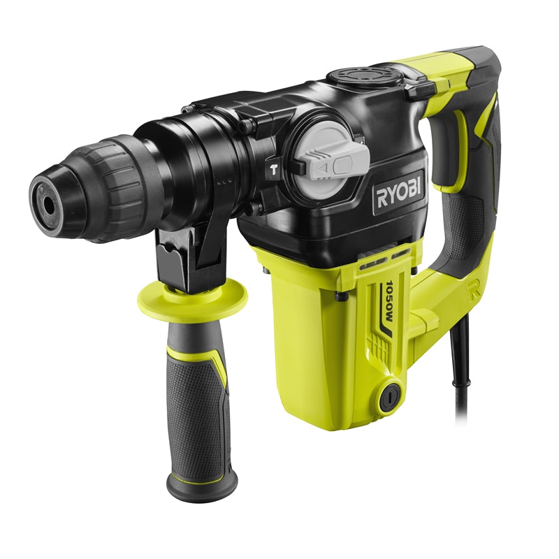 Ryobi 1050W 1500W SDS Rotary Hammer Green Grey TheITmart