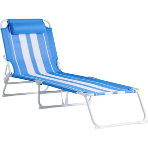 Life! Beach Classic Foldable Lounger/183cm Extra Comfort