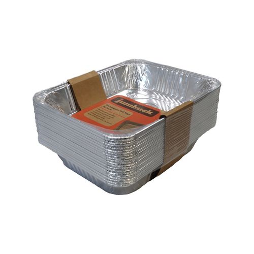 Jumbuck Rectangular Foil Trays - 20 Pack