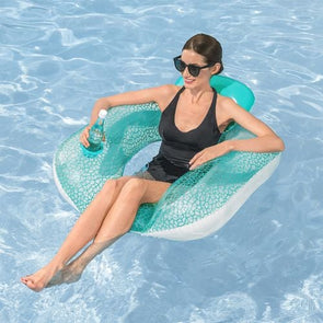 H2OGO! Flip Pillow Pool Float Lounge - Aqua