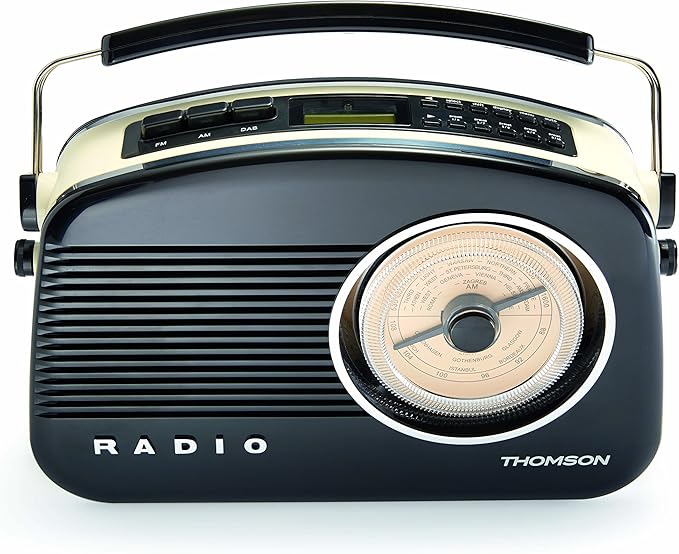 Thomson Scenium DR70R Retro AM/FM Radio / Black