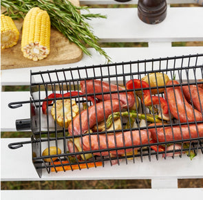 Matador Adjustable Rotisserie Basket/ Fits Most Popular Rotisseries