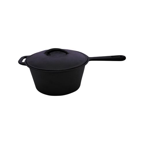 Jumbuck 1L Cast Iron Saucepan/Even Heat Distribution