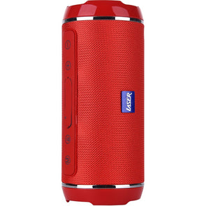 Laser TWS Pill Portable Rechargeable Wireless Bluetooth Barrel Speaker - Red