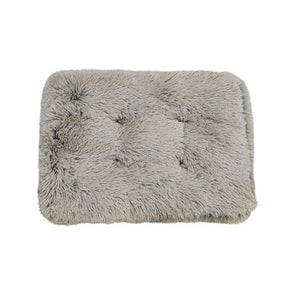 Medium 70cm Shaggy Plush Dog Bed