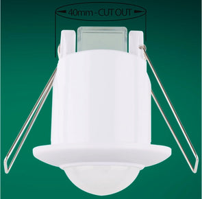 Arlec Recessed Security LED Sensor Light/Sensor Range 6m 360º