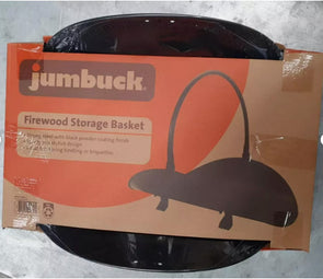 Jumbuck Firewood Storage Basket Kindling Briquettes Log Steel Holder Carrier