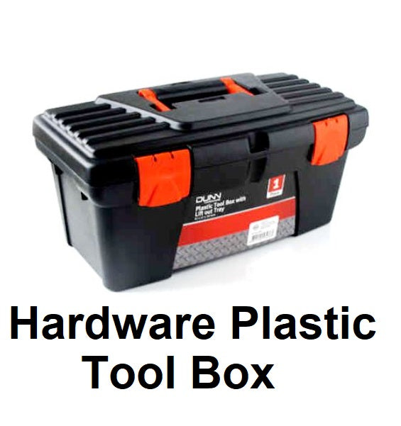 Dunn 410mm Wide Hardware Plastic Tool Box /Tough & Light Weight