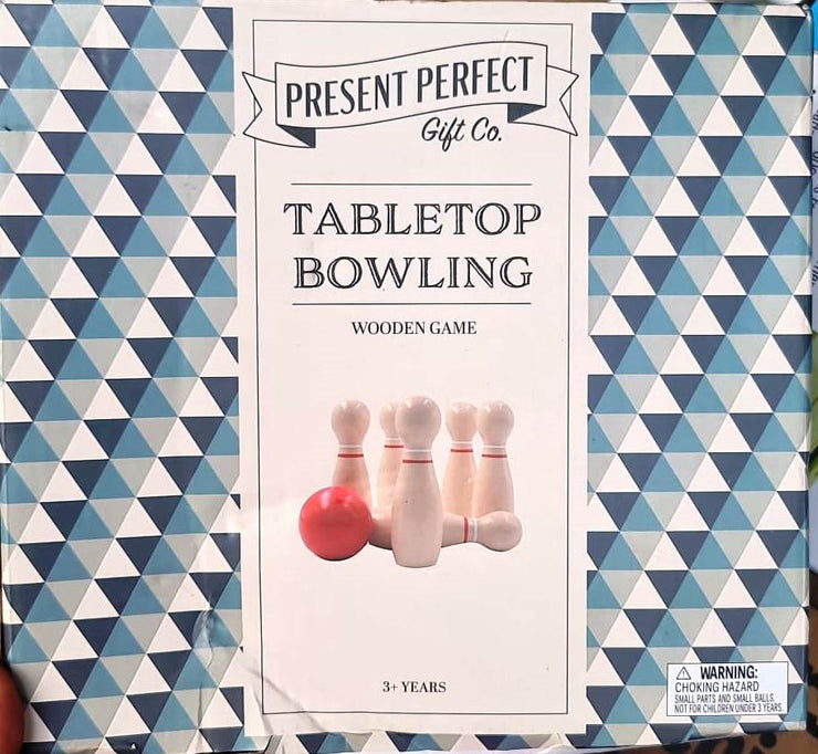 Present Perfect Gilt Co. TableTop Bowling Wooden Game