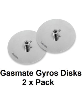 Gasmate Stainless Steel Gryos Disks - 1 Pair/Suits Rod Diameter up to 10mm