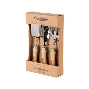 Cyclone Stainless Steel Collection Garden Hand Tool Set/Perfect for Any Gardener