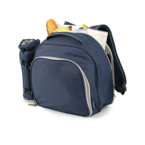 Marquee Navy 4 Person Outdoor Picnicware Picnic Back-Pack