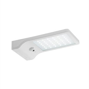 Arlec Ritter Sensor up to 400 Lumen Solar Wall Light - White / Black