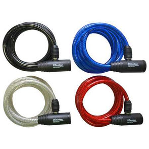 Master Lock Fortress Bike Cable 1.8m x 8mm (FM9127DAU) Assorted*