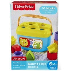 Fisher-Price Baby's First Blocks - Ten Bright Colours/Suitable Age 6 to 36 Months