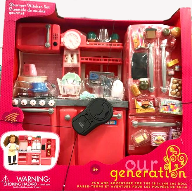 Our Generation Gourmet Kitchen Set - Red
