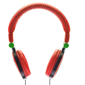 Moki Poppers Headphones - Claw Red with Appealing Design