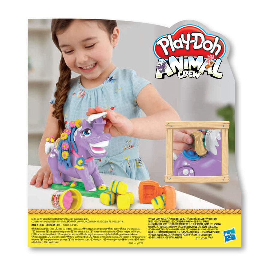 PlayDoh Animal Crew Naybelle Show Pony Farm Animal Playset TheITmart