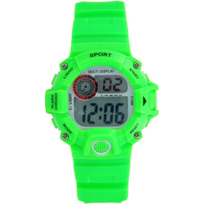 Kids Digital Watch - Green - Pink - Blue