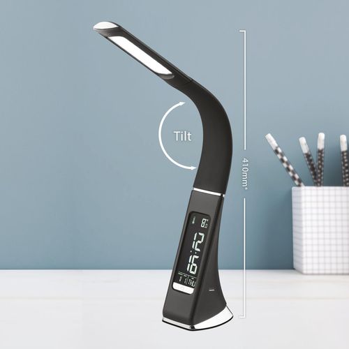 Verve design black devon led store desk lamp