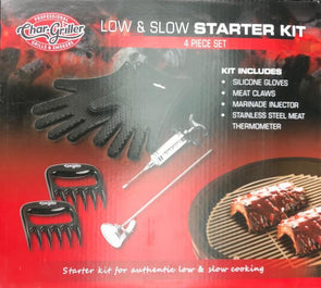 Char Griller Low & Slow Starter Kit 4 Piece Set