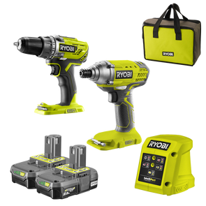 Ryobi Cordless 18V ONE+ 2 Piece Core Kit