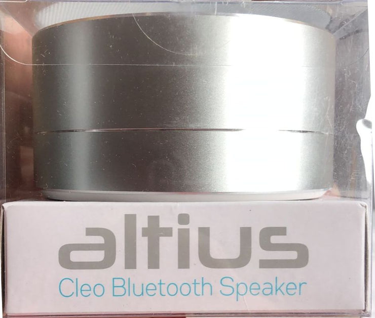 Altius Cleo Portable Bluetooth Speaker - Silver