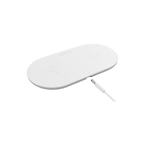 Cygnett TwoFold 20W Dual Wireless Desk Charger - White