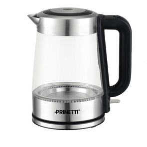 Prinetti Kettle 1.7L Clear - IA2780/ Durable Double Layer Body/ Removable Water Filter