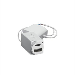 HPM VIVO USB Charger Mechanism Type A&C 4.8a - White