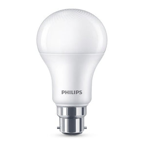 Philips 10W 1020lm A60 Cool Daylight A Shape LED B22 Globe - 2 Pack