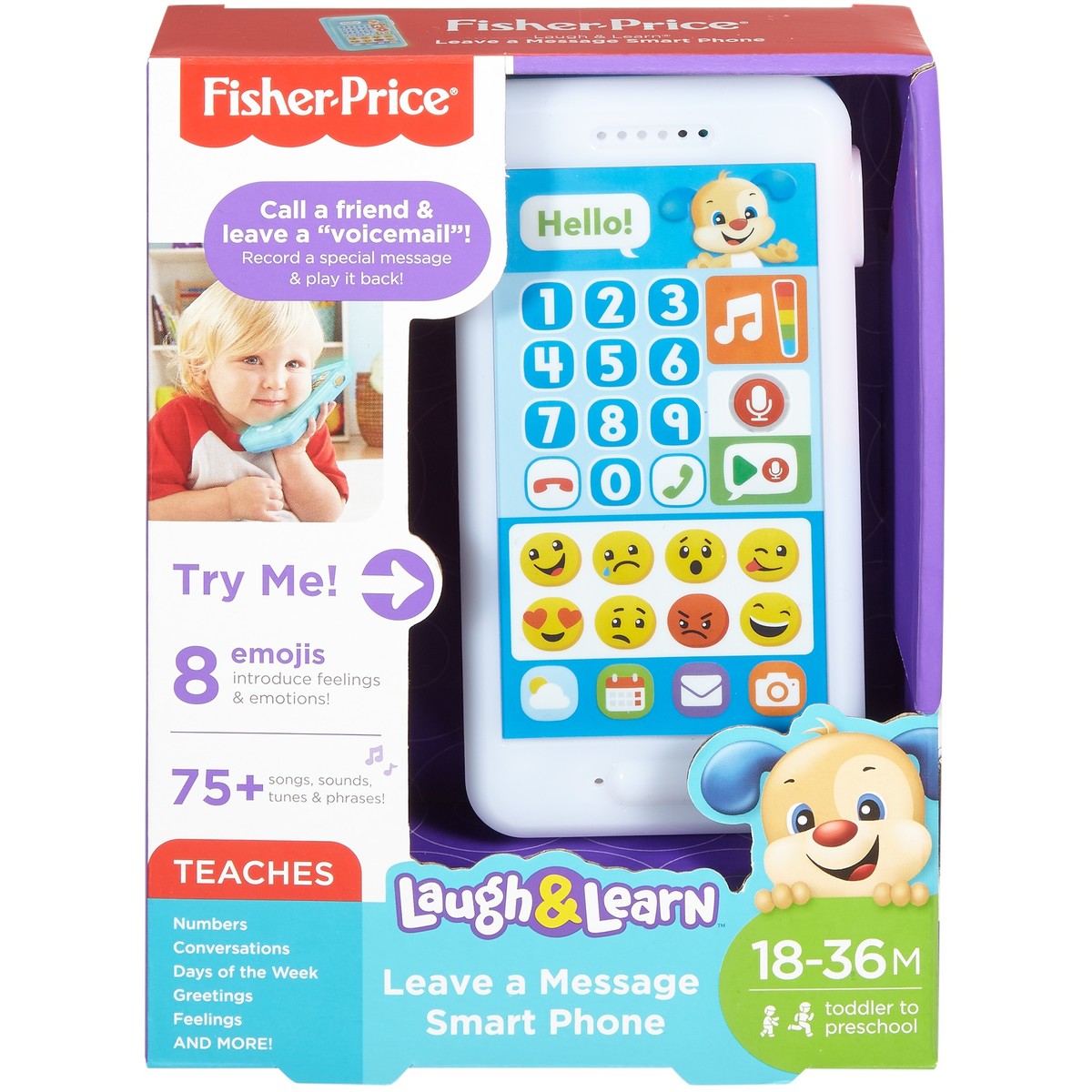 Fisher Price Laugh & Learn Smart Phone- Assorted* – TheITmart