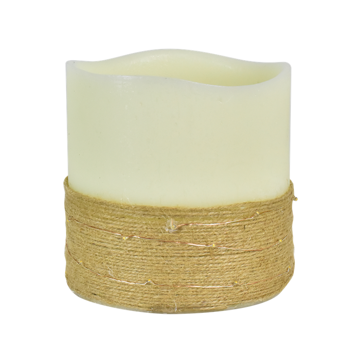 Click Festive Lighted Wax LED Candle