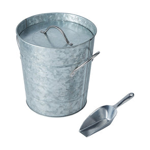 Anko Galvanised Ice Bucket / Silver