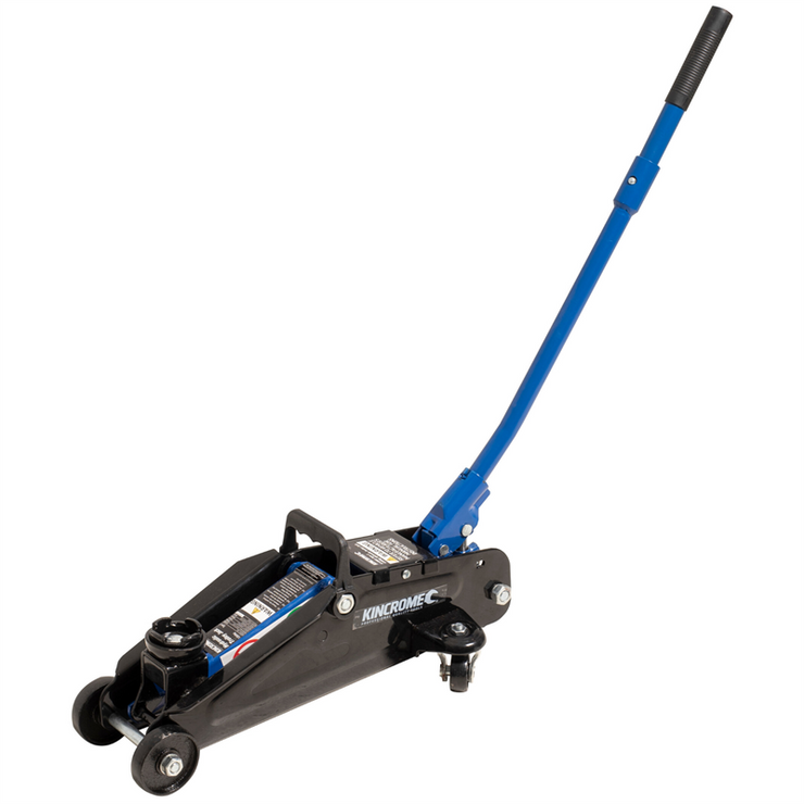 Kincrome 1350kg Trolley Jack - Blue /Suitable for DIY Automotive Lifting