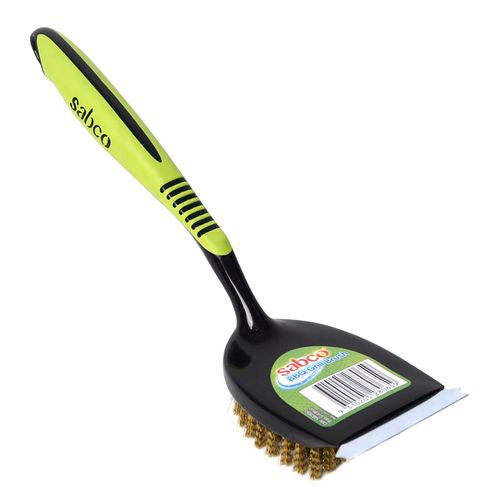 Sabco BBQ Grill Brush / Steel scraper for Tough Grill Cleaning