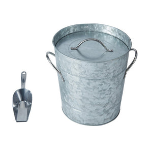 Anko Galvanised Ice Bucket / Silver