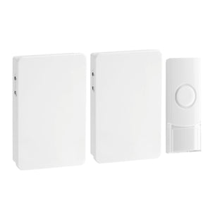 Arlec Multi Chime Tones Plug In Wireless Door Chime - Twin Pack