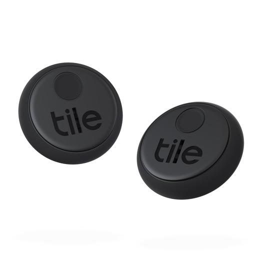 Tile Sticker Black Bluetooth Tracker - 2 pack / RE-25002-AP