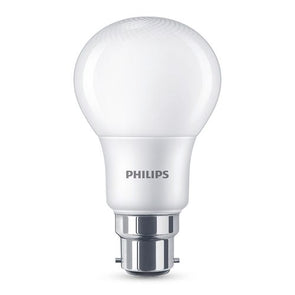 Philips 8W 770lm A60 Cool Daylight A Shape LED B22 Globe - 2 Pack