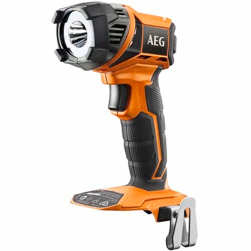 AEG 300 Lumens 18V LED Torch - Skin Only / 180° rotating swivel head