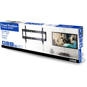 Crest Medium to Large Fixed TV Mount - 37 to 80 Inch