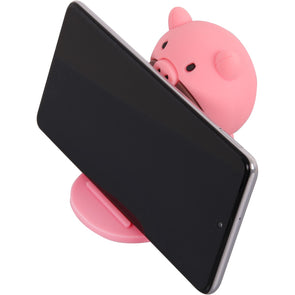 Crest Fun Shape Phone Holder - Pink Teddy