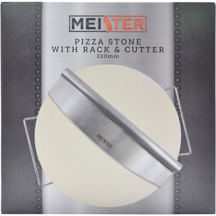 Meister Pizza Making Set with Rack & Cutter