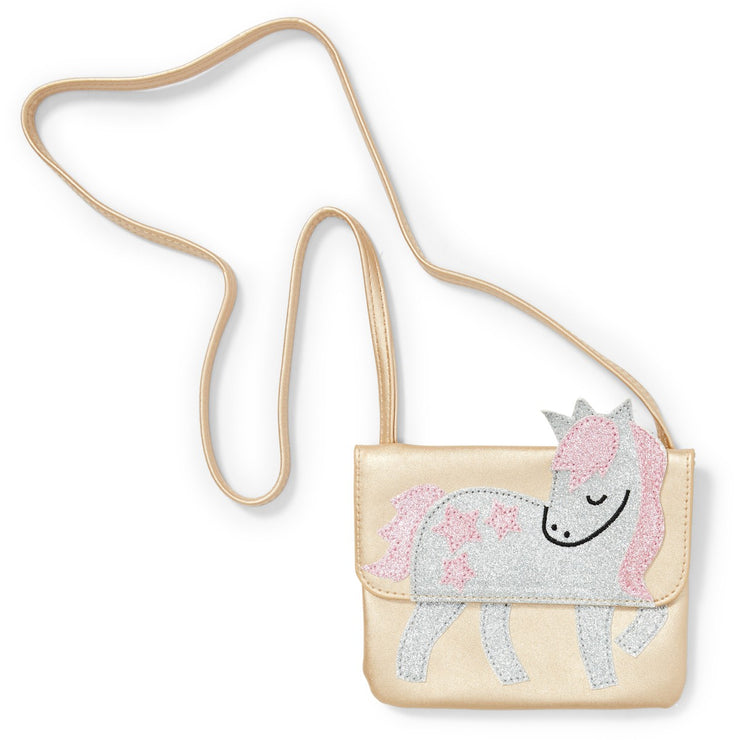 K-D Kids Cross Body Unicorn Bag - Soft Gold